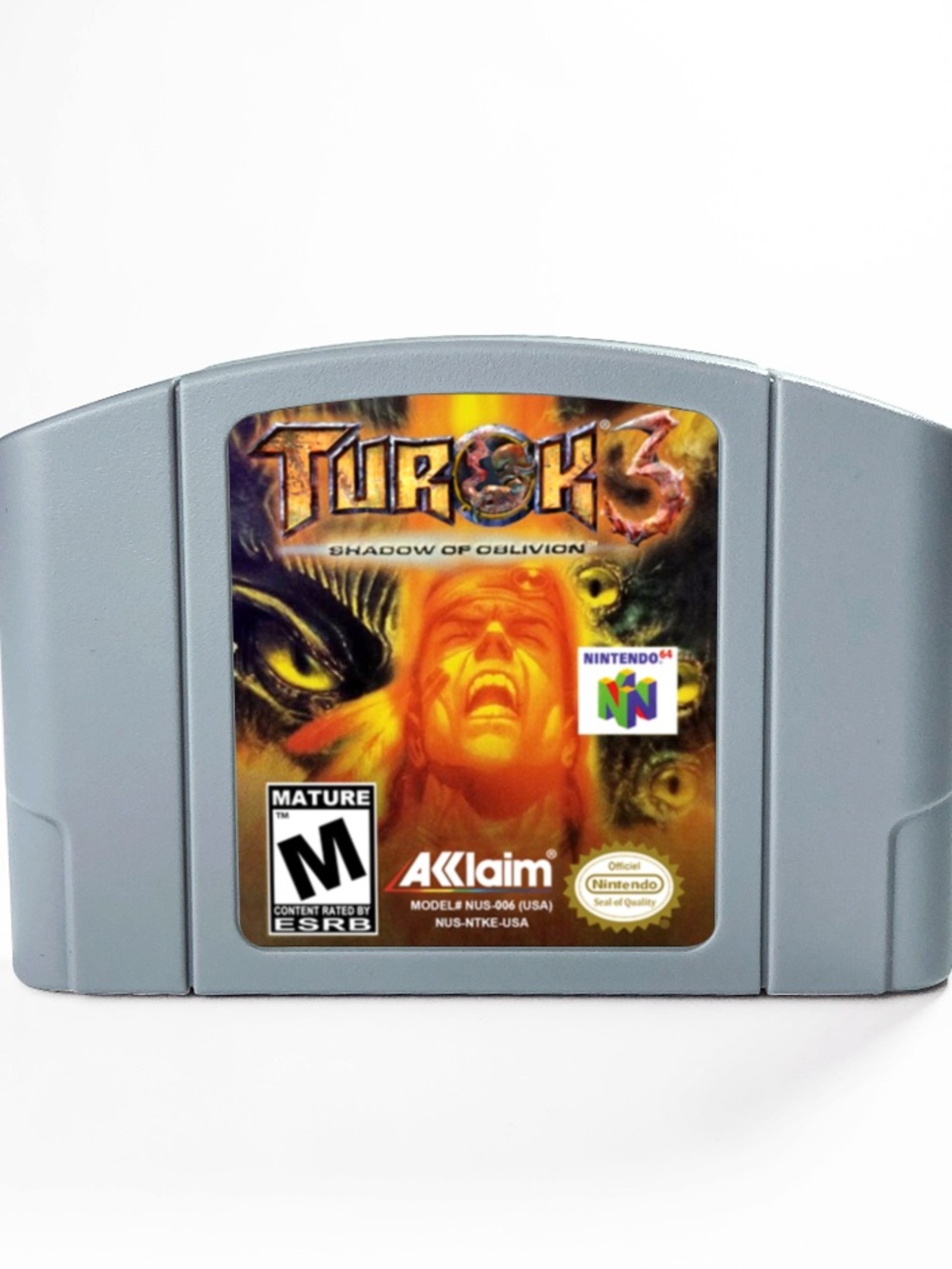 Nintendo Turok 3: Shadow of Oblivion Cartridge - Gray